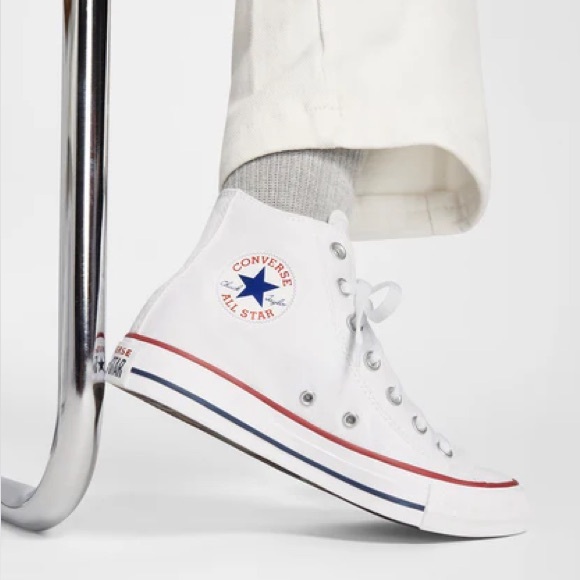 CONVERSE Chuck Taylor High-Top Sneakers White‎ womens 6 men’s 4 NWOB - Picture 7 of 8